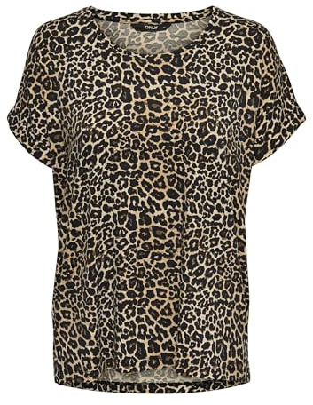 ONLY Damen ONLMOSTER AOP S/S TOP NOOS JRS T-Shirt, Schwarz, XS