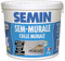 Semin - Sem-Murale - Colle pour Toiles de Verre et Revêtements Muraux Légers - Pâte - Prêt à l'Emploi - Seau 5 kg
