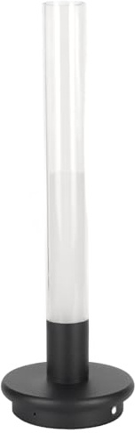 Lampe D'ambiance de Dîner aux Chandelles, Lampe de Table LED Rechargeable avec Interrupteur Tactile, Température de Couleur 3000K et 7 Couleurs, pour Restaurant et Camping
