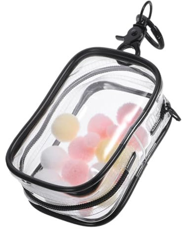 Warmhm Doll Storage Bag Mini Transparentes PVC Täschchen Für Kleine Puppen Kompakte Tragbare Aufbewahrungslösung Für Outdoor-aktivitäten Reisetasche Für Spielzeug Und Puppen