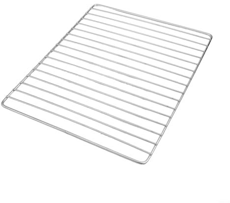 FUBESK Malla para parrilla de barbacoa, rejilla de parrilla de acero inoxidable, rejilla versátil para cocinar al aire libre, camping, picnic (A)