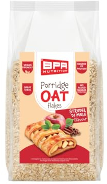BPR Nutrition - Porridge oat flakes 500g - Fiocchi d'avena (Strudel di Mele)