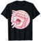 Vêtements Kawaii Pastel Goth SteMi - T-shirt Femme Noire Taille S - Graphique Kawaii Fraise Milkshake - Style Gothique Pastel Japonais - Manche Courte - T-shirt Graphique Japonais
