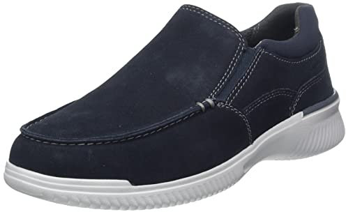 Clarks Homme Donaway Free Mocassin, Navy Waxy, 45 EU Large