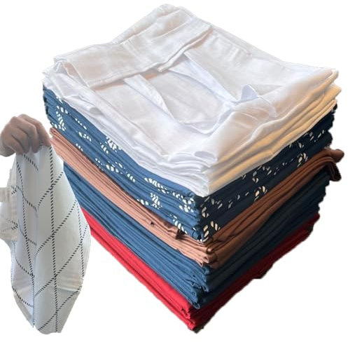 unendlich schoen Industrieputzlappen 45 x45 cm Baumwolle bunt 10 kg | DIN 61650 konform | extrem reißfest | saugstark, gewaschen, fusselarm, waschbar, Putztücher, Putzlappen