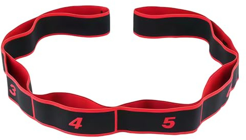 Bande D'étirement De Danse Latine Élastique Bande Résistance d'exercice en Forme avec Numéro Ceinture Sangle Traction Pilates Facile À Utiliser Ceinture Sangle Traction
