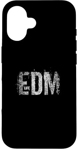 EDM Life Electronic Dance Music Design per DJ Custodia per iPhone 16