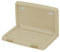 Iris Ohyama, Matte, Töpfchen-Trainingstablett mit Kunststoffrand , L34,5 x B50 x H32,3 cm , Einheit , Rutschfest, BPA-frei , IT-500, Für Hunde , Beige