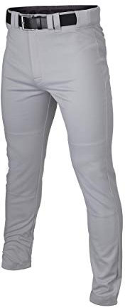 Easton Herren Rival+ Baseballhose, Halblange, Durchgehende Passform, Erwachsenengrößen, Einfarbig, Mehrere Farben Baseball-Hose, grau, Medium