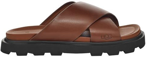 UGG Damen Capitelle Crossband Schiebe-Sandalen, Cognac, 36 EU