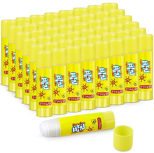 Tenare 48 Pcs Glue Stick 9g Back to School Supplies Craft Glue for Arts and Crafts Activities Quality Paper Multipack for Office Home Students Adults Making Working
