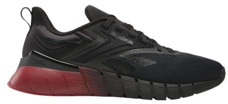 Reebok Zapatillas para Hombre Nano Gym, Negro Retro Rojo, 43 EU
