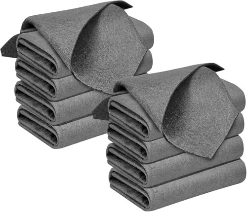 LUSEE Paños de Limpieza Magico 30x40cm, 10 Piezas Paños de Microfibras Bayetas de Microfibras Reutilizables para Limpiar Cristal Espejos Coches Baño Cocinas