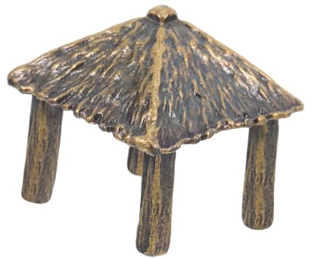 Toddmomy Adornos De Jardín para Exteriores Mini Pabellón De Paisajismo Decoración De Jardín Retro Accesorios De Paisajismo Miniatura Estatuas De Pabellón Miniatura para Bonsáis Artesanía Ún