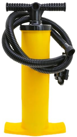 Pompa gonfiabile per barche – Pompa ad aria manuale pesante da 4 l, gonfiatore manuale ad alta pressione, portatile multi-valvole per materassi e zattere | da campeggio, uscite in spiaggia