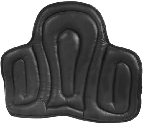Hperu Tapis de Selle Western, Coussin de siège Selle Cheval en Cuir Absorbant Les Chocs avec Sangle Fixation, Coussin Souple Polyvalent 20x16 Pouces pour équitation Western