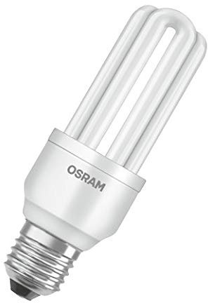 Osram Energiesparlampe E27, 11W/827, warmweiß, 10000 Brennstunden, 3-Rohr-Technik