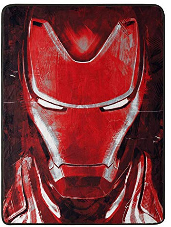 Marvel Avengers Endgame, Iron Man's Threat, Micro Raschel Throw Blanket, 46 x 60, Multi-Color