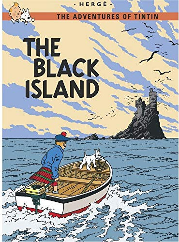 Moulinsart Postcard Tintin Album: The Black Island 34075 (10x15cm)