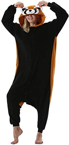 Vuxna, kvinnor, män, anime, djur, cosplay, halloween, kostym, dräkt, pyjamasdräkt, nattkläder, onesie, unisex, maskeradkväll för 148–187 cm längd, S