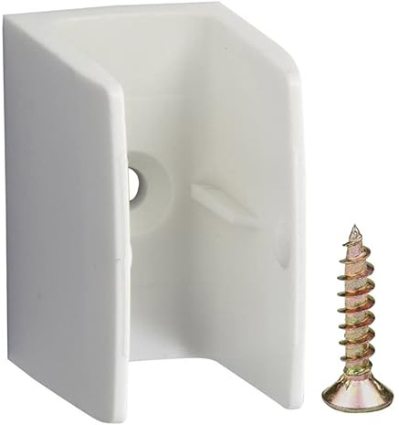 cyclingcolors clip bloqueur de manivelle volet roulant blanc support guide manette plastique 15mm - 18mm universel fenêtre mur à visser