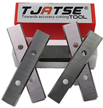 TJATSE 2-3/8(60MM) Carbide Paint Scraper Blades 10 Double-Edged Reversible Heavy Duty Replacement Blades to Remove Paint, Varnish, Wood, Glue, Fit for TJATSE, Oneida Air, Warner100X Scraper