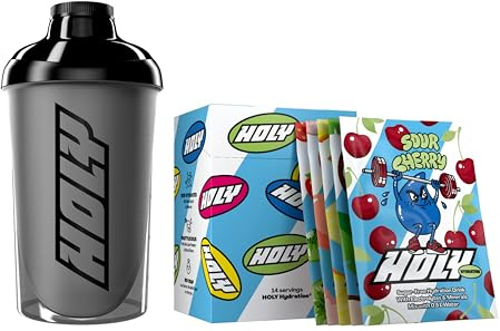 HOLY Hydration Starter Set - Sports Drink | 2x7 Portions with Natural Fruity Taste | with Electrolytes & Minerals | Vegan, Sugar-Free