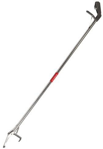 Schlangenzange, Faltbar, Selbstverriegelbar, Edelstahl, Lange Schlangenzange, Attrape-Schlange, Lange Handhabungszange, Robust, Sicher, Reptiliengreifer, Fänger,