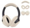 Adhiper WH 1000XM3 Ear Pad Protective Cover, Zip Headband Protector for Sony WH-1000XM4 WH-1000XM3 Over-Ear Headphones, Sporty, Sweatproof & Easy to Clean Headphone Shell Protective Case (Cream)