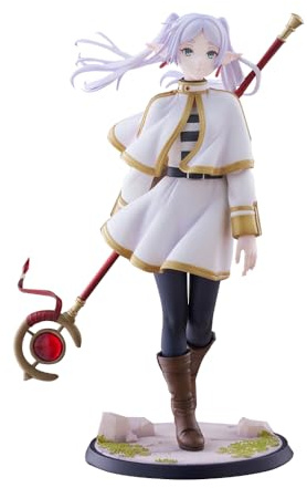 Pinloo Frieren Figur de Dessin animé Frieren Action Figur - 22,5cm en PVC Debout Décoration de Bureau pour Les Fans d'anime