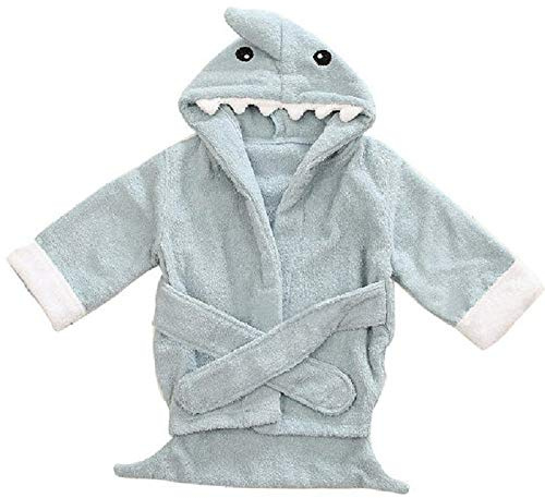 Hooyi Nid d'ange pour nouveau-né en forme de requin Bleu Taille S 90 cm