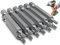Ziamzra T20 Torx Bit 50 mm - 12 Stück Ersatz Bits aus S2 Stahl - Magnetisches Bit-Sortiment 1/4 Sechskantschaft für Schrauberbit Möbelbau