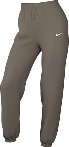 Pantaloni Tuta Oversize A Vita Alta Nike Sportswear Phoenix Fleece – Donna, Mink Brown/Sail, FZ5996-233, XL
