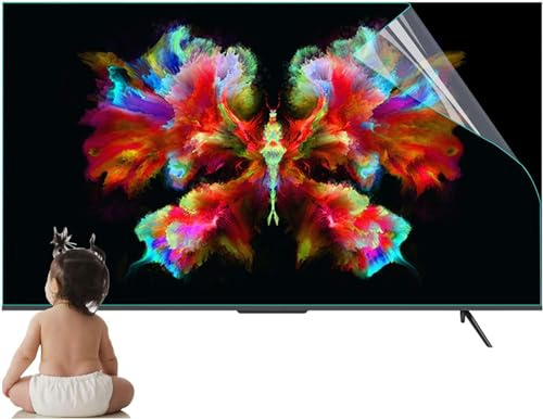 Film de protection anti-reflet pour écran TV, film de filtre antireflet, léger, soulage la fatigue oculaire pour LCD, LED, OLED et QLED 4K HDTV