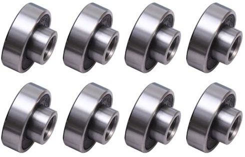 NIYANGLE Rodamientos 608-2rs para Patineta 8 Piezas, Alta Velocidad, Baja Fricción, Rodamientos de Rueda Antioxidantes, Compatibles Patines y Scooters, Duraderos para Deportes al Aire