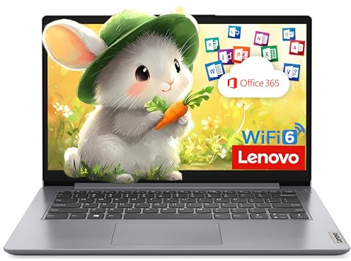 Lenovo Laptop Computer for Home and Office with Lifetime Office 365, 15.6 FHD Display, 8GB RAM, 128GB SSD, 500GB External HDD, Intel Dual-Core, WiFi 6, Bluetooth 5.2, USB-C, Win 11