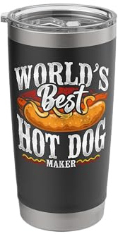 Hot Dog Adult World's Best Hot Dog Maker Stainless Steel Insulated Tumbler