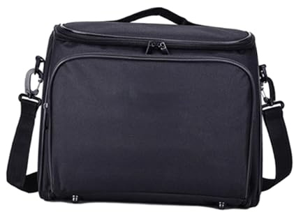 Borsa per proiettore, portatile, imbottita, per fotocamera, accessori per videoproiettore, 34 x 28 x 13,5 cm