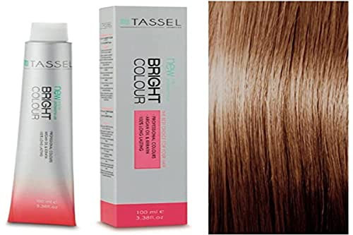 Nº 7 Rubio Medio - Tinte con Aceite de Argán y Queratina 100 ml - Tassel