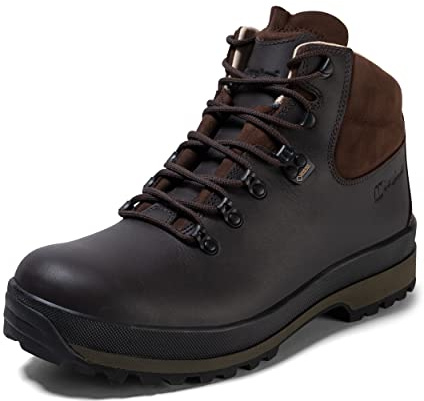 Berghaus Hillmaster II Gore-Tex Tech Hiking Boot | Classic Design | Waterproof | Breathable Ankle Boots, Coffee Brown, 7.5