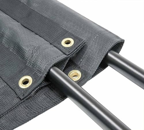 Mytee Products 5' x 12' Dump Truck Vinyl Coated Mesh Tarps Cover with 5 Inch 18oz Double Pocket