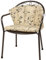 Kettler Polen KETTtex 2222 Auflage für Royal Garden MWH Sessel Elegance Natur Ranke Sitzpolster (ohne Stuhl)