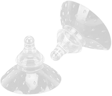 2 Stück Brustwarzenhütchen, Silikon-Stillhütchenhütchen für Stillende Neugeborene