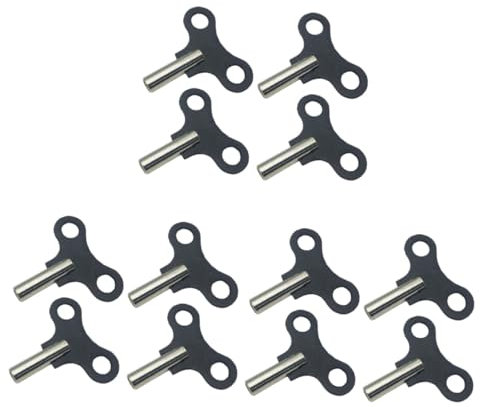 jojofuny 12 STK uhrenwerkzeug-Set Uhr Werkzeug Uhrenreparaturwerkzeug hängende Uhr Hotfix-Tool Schlüssel für Uhr Uhrenschlüssel Schlüssel für Holzuhr Uhr-Reparatur-Werkzeug Wecker Uhrwerk