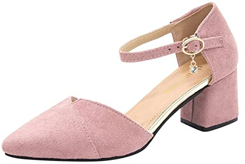 Dinglong Zapato Mujer Zapatos de Tacones Transpirables para Mujer, Sandalias Informales con Puntera a la, Sandalias Altas con Cordones para Mujer Zapato Mujer Zapatillas casa Novia Boda