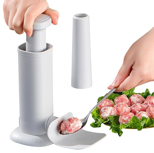 Relleno de salchichas, máquina manual de llenado de carne, máquina de salchichas de cocina duradera, máquina de prensa de embutidos desmontable 2 en 1, relleno de salchichas de acero inoxidable para