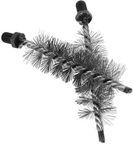 SEWOART 2pièces Brosse Métallique pour Ramonage Cheminée Brosse Fil Acier Outil Professionnel pour Nettoyage Tuyau Poêle Polyvalente pour Conduits Et Sorties Cheminée