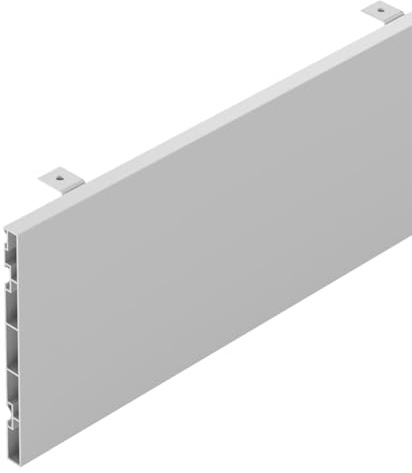 Dubbel gardinstångslåda, aluminiumkapplådor för takgardiner, dekorativa gardinspårskydd, eleganta gardintillbehör för heminredning