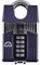 Squire Henry Warrior 5 Wheel Closed Shackle Combination Padlock, 65 mm (Length)