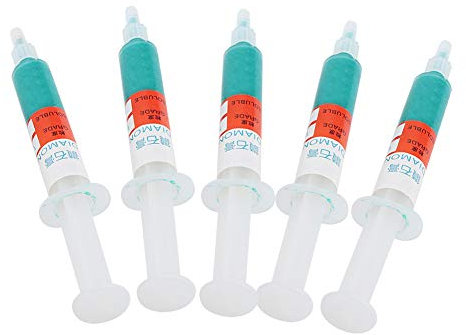 Stropping Compound, 5pcs Diamond Lapping Paste Polishing Compound W0.5-W40 320~10000 Grit Lapidary Paste for Rock Glass Metal Jewelry Resin Marble (W20 (600 mesh ordinary polishing))